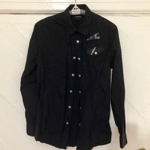 Energie Long Sleeve Button Down Shirt